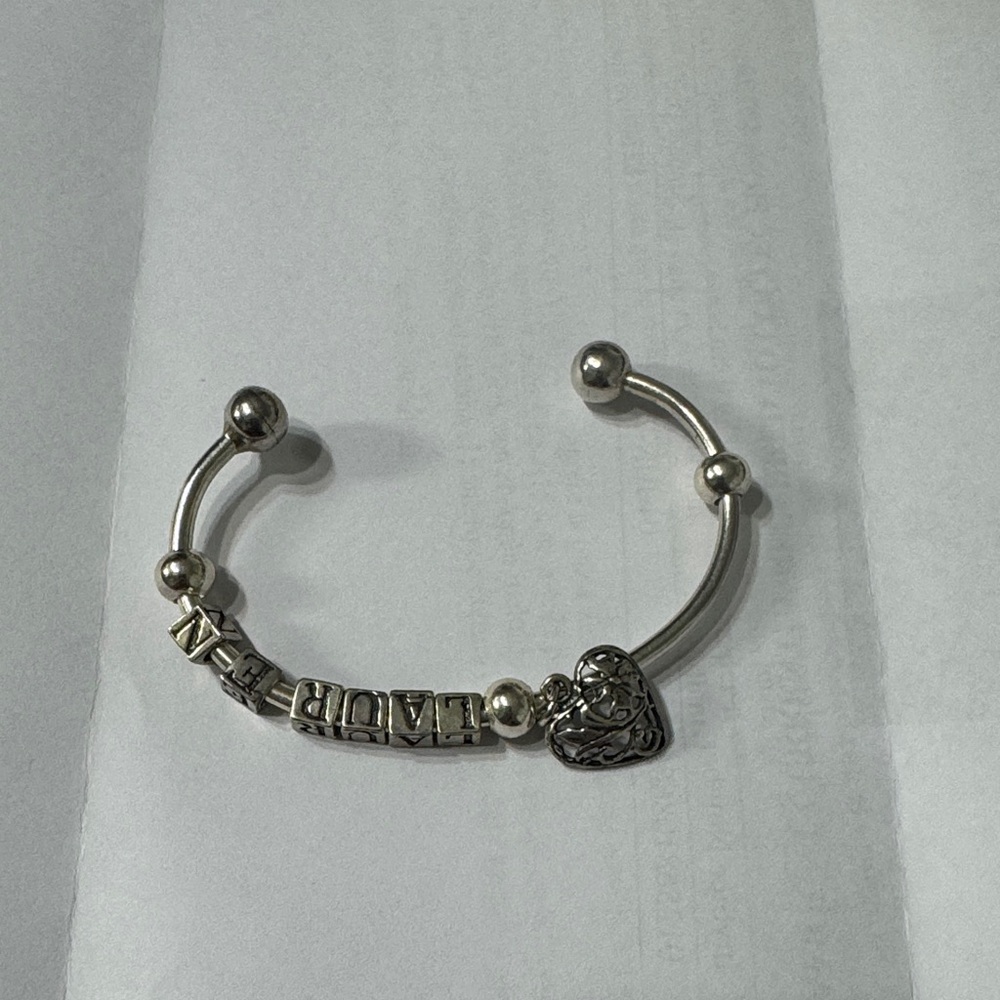 Silver Heart Charm Bracelet